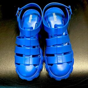 Melissa - Megan jelly platform sandals.